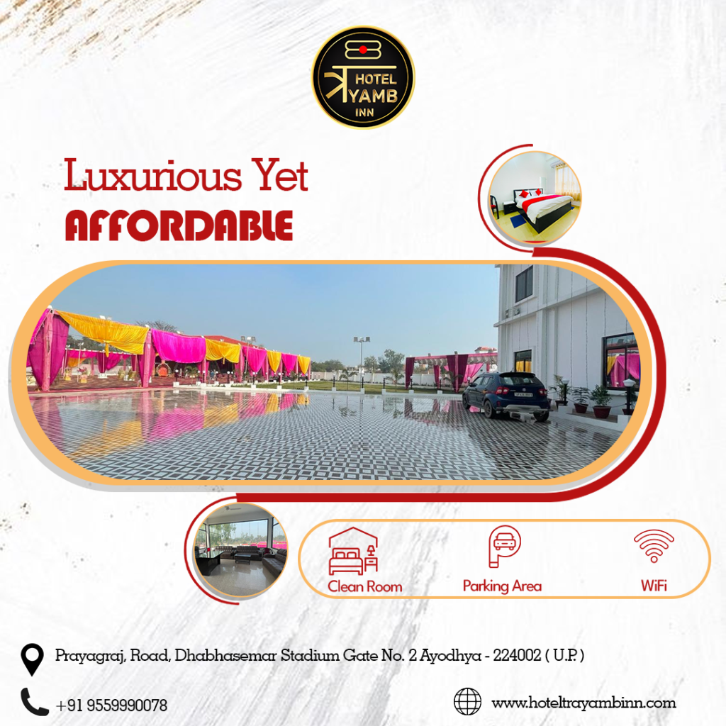 Best Rooms in Ayodhya Upto Best 20% Off with Hotel Trayamb inn
